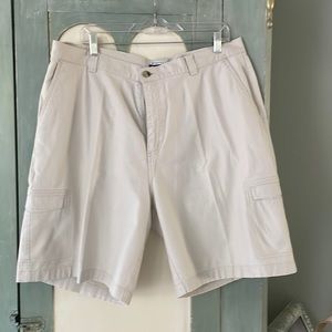 Mens adidas linen/cotton blend shorts size 38